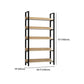 Vertical Industrial Etagere Bookshelf Steel Frame Solid Wood Shelf Bookshelf Clearhalo 'Bookcases' 'furn' 'furn_bookcases' 'Furniture' 'furniture_bookcases' 'kitchen' 'kitchen_bookcases' 'Living Room Furniture' 'Office Furniture' 1200x1200_608a2d59-3aab-415d-b236-d7ce7ecb012f