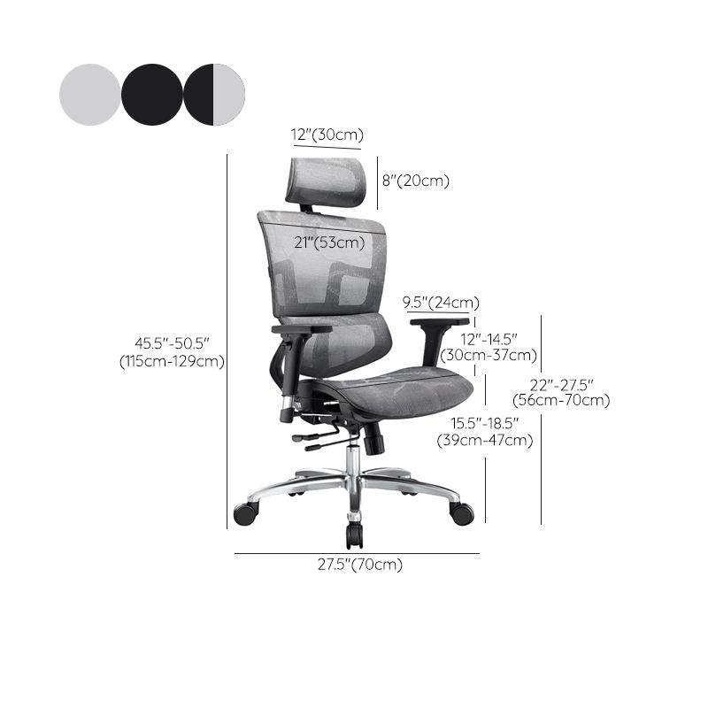 Removable Arms Chair Modern Adjustable Seat Height Swivel Chair with Wheels Clearhalo 'furn' 'furn_office_chair' 'Furniture' 'Office Chairs' 'Office Furniture' 'office_chair' 1200x1200_608a518c-8ade-4d26-aacc-7bfcd9a4cf3b