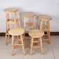 Minimalist Design Solid Wood Bar Stool Backless Counter Chair with Wood Base Clearhalo 'Bar Furniture' 'Bar Stools' 'bar_stools' 'furn' 'furn_bar_stools' 'Furniture' 'furniture_bar_stools' 'Kitchen & Dining Furniture' 1200x1200_608b6c14-032b-4afa-bcfe-771c48e5aca4