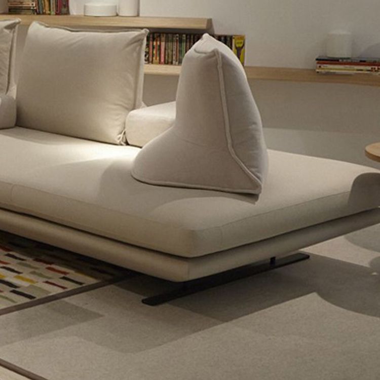 Modern Chaise Lounge Couch Cushioned Chaise Lounge with Pillow Clearhalo 'Chairs & Seating' 'Chaise Lounge' 'chaise_lounge' 'furn' 'furn_chaise_lounge' 'Furniture' 'Living Room Furniture' 1200x1200_608c078d-915c-4421-8bbe-736349947db6