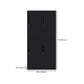 Black Steel Wardrobe with Hinged Door Industrial Storage Cabinet for Bathroom Clearhalo 'Armoires & Wardrobes' 'armoires_wardrobes' 'Bedroom Furniture' 'furn' 'furn_armoires_wardrobes' 'Furniture' 1200x1200_608f4acf-696c-469e-b6d7-c73703f92ff0