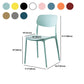 Scandinavian Open Back Dining Chairs Plastic Armless Dining Side Chair Clearhalo 'Dining Chairs' 'Dining Tables & Seating' 'dining_chair' 'furn' 'furn_dining_chair' 'Furniture' 'Kitchen & Dining Furniture' 1200x1200_608fbcbc-d200-40fb-a9bb-af19e162c803
