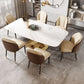 Traditional Luxury Style Dining Table White Rectangle Sintered Stone Table Clearhalo ' dining_table' 'Dining Tables & Seating' 'Dining Tables' 'furn' 'furn_dining_table' 'Furniture' 'furniture_dining_table' 'Kitchen & Dining Furniture' 'kitchen&dining_furn' 'kitchen' 'kitchen_dining_table' 1200x1200_609167a8-2edd-4bcb-a821-435166f87a4b