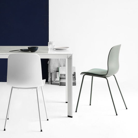 Contemporary Plastic Dining Room Chairs Armless Metal Dining Chairs for Home Use Clearhalo ' kitchen&dining_furn' 'Dining Chairs' 'Dining Tables & Seating' 'dining_chair' 'furn' 'furn_dining_chair' 'Furniture' 'furniture_dining_chair' 'Kitchen & Dining Furniture' 'kitchen' 1200x1200_609178e9-c349-4fae-9bf6-90c485da277f