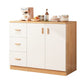Artificial Wood Kitchen Sideboard Cabinet Modern Credenza with Drawers and Storage Clearhalo 'buffet_sideboard' 'Buffets & Sideboards' 'furn' 'furn_buffet_sideboard' 'Furniture' 'furniture_buffet_sideboard' 'Kitchen & Dining Furniture' 1200x1200_60918c45-455e-4c57-bfa3-9dcbb64e0b22