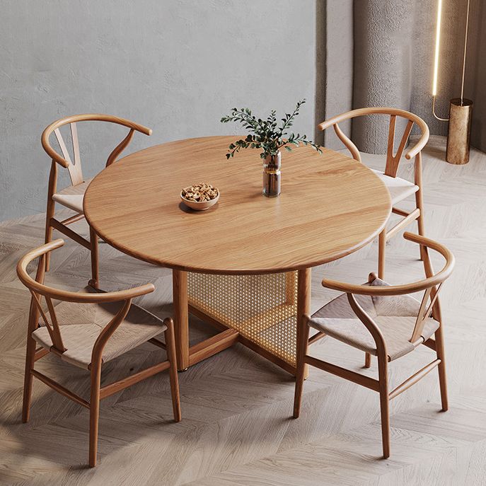 Pine Solid Wood Dining Room Collection Natural Base Modern Dining Site Table