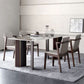 Designer Style Sintered Stone Dining Set Rectangle 1/2/5/7 Pieces Dining Table Set Clearhalo 'Dining Room Sets' 'Dining Tables & Seating' 'dining_room_set' 'furn' 'furn_dining_room_set' 'Furniture' 'furniture_dining_room_set' 'Kitchen & Dining Furniture' 1200x1200_60929c92-01d8-4906-b5eb-85717608b49f