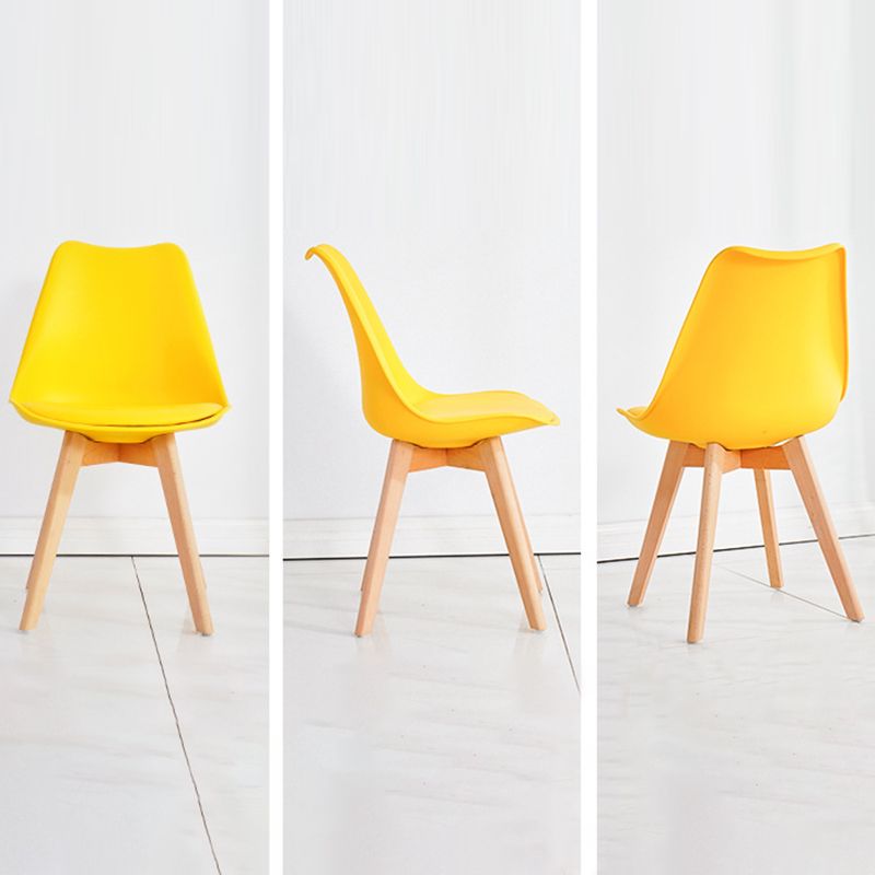 Glam Style Dining Room Wooden Side Chair Matte Finish Solid Back Dining Chair Clearhalo ' kitchen&dining_furn' 'Dining Chairs' 'Dining Tables & Seating' 'dining_chair' 'Furniture' 'furniture_dining_chair' 'Kitchen & Dining Furniture' 'kitchen' 1200x1200_6095a417-d86a-4dfe-94d7-3229db4a99c5