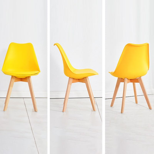 Glam Style Dining Room Wooden Side Chair Matte Finish Solid Back Dining Chair Clearhalo ' kitchen&dining_furn' 'Dining Chairs' 'Dining Tables & Seating' 'dining_chair' 'Furniture' 'furniture_dining_chair' 'Kitchen & Dining Furniture' 'kitchen' 1200x1200_6095a417-d86a-4dfe-94d7-3229db4a99c5