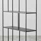 Modern Style Bookcase Open Back Metal Bookshelf for Home Office