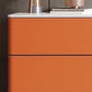Stone and Wood Sideboard with Drawers Modern Buffet in Orange Clearhalo 'buffet_sideboard' 'Buffets & Sideboards' 'furn' 'furn_buffet_sideboard' 'Furniture' 'Kitchen & Dining Furniture' 1200x1200_60991dd1-f896-4c0b-b859-80540a04afa9