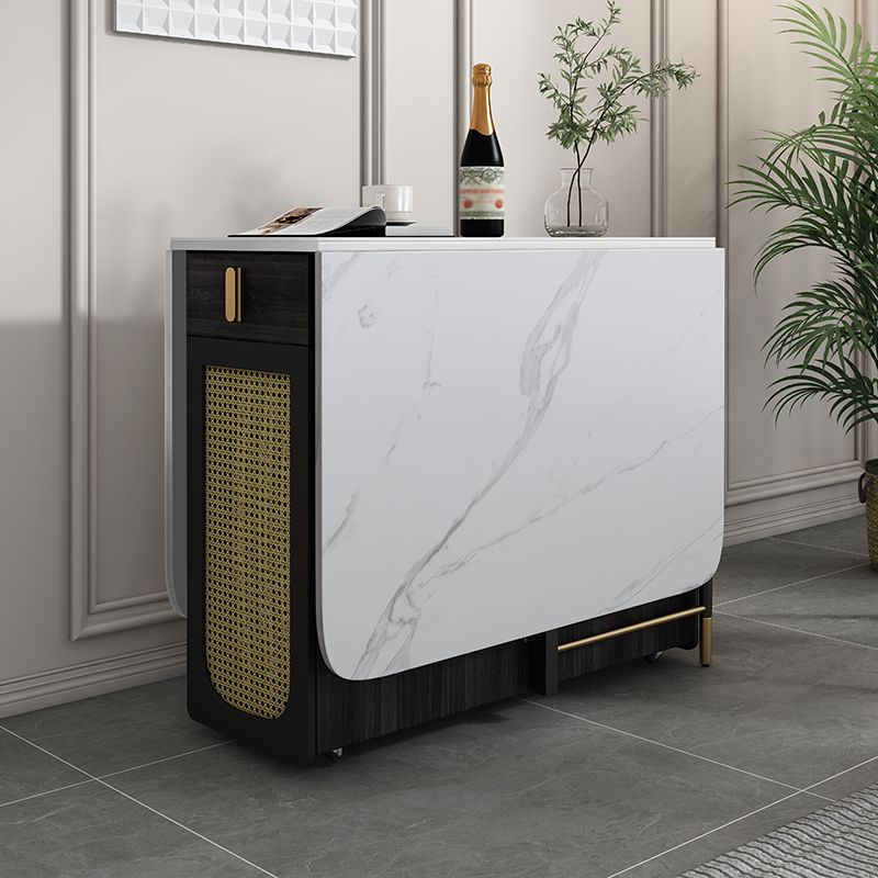 59'' Sintered Stone Top Dining Table Foldable Rectangle Table with Trestle Base Clearhalo ' dining_table' 'Dining Tables & Seating' 'Dining Tables' 'furn' 'furn_dining_table' 'Furniture' 'furniture_dining_table' 'Kitchen & Dining Furniture' 'kitchen&dining_furn' 'kitchen' 'kitchen_dining_table' 1200x1200_609931f5-db9c-48d8-8600-f764e5d5190f