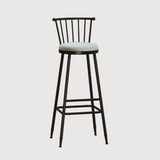 Leather Matte Finish Bristol Stool Low Back Footrest Barstool Clearhalo 'Bar Furniture' 'Bar Stools' 'bar_stools' 'furn' 'furn_bar_stools' 'Furniture' 'furniture_bar_stools' 'Kitchen & Dining Furniture' 1200x1200_6099a0c6-7b57-49b5-b218-c43ff5689c1f
