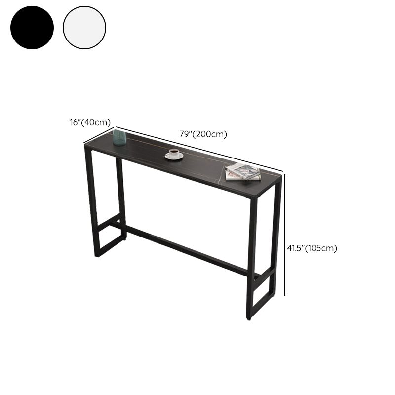 Modern Style 2/3/5 Pieces Stone Rectangular Bar Table Set for Living Room