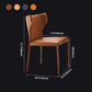 Modern Leather Indoor-Outdoor Room Side Chairs Solid Back Chair Clearhalo ' kitchen&dining_furn' 'Dining Chairs' 'Dining Tables & Seating' 'dining_chair' 'furn' 'furn_dining_chair' 'Furniture' 'furniture_dining_chair' 'Kitchen & Dining Furniture' 'kitchen' 1200x1200_609d4167-cf17-42ec-8821-6fbd9ada39f8