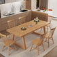 Simplicity Style Dinette Table Rectangle Solid Wood Dinner Table in Brown Clearhalo 'Dining Tables & Seating' 'Dining Tables' 'dining_table' 'furn' 'furn_dining_table' 'Furniture' 'Kitchen & Dining Furniture' 1200x1200_609df6bf-8c4d-491c-bb23-6a875136f93e