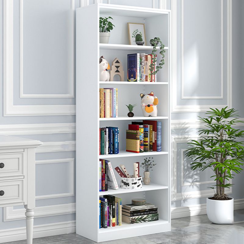 Closed Metal Bookshelf Modern Home Living Room Rectangular Bookcase