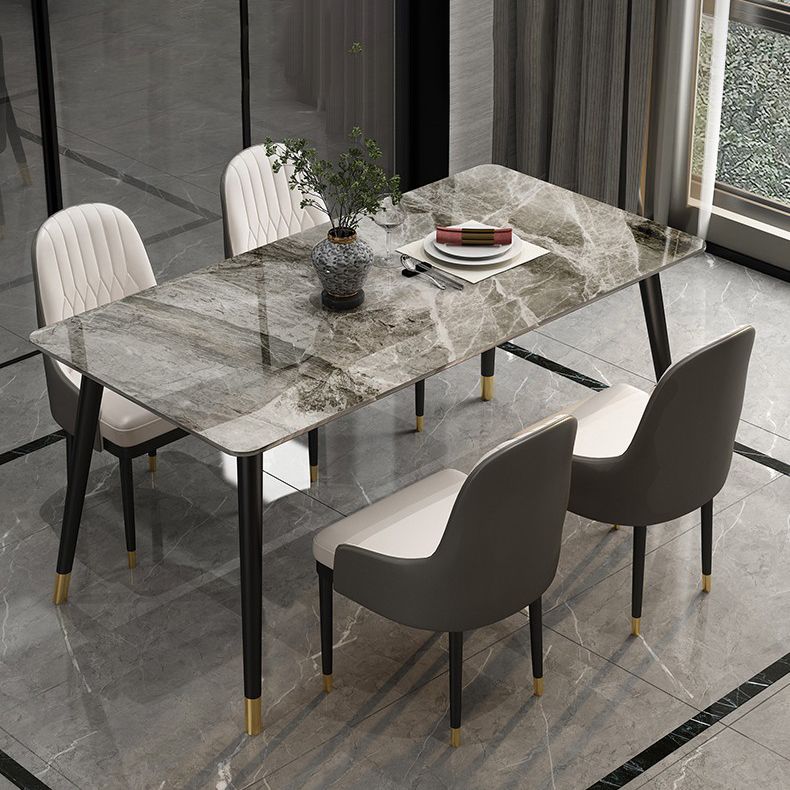 Modern 1/4/5/7 Pieces Dining Set Sintered Stone Dining Furniture Set /Separate Items Clearhalo 'Dining Room Sets' 'Dining Tables & Seating' 'dining_room_set' 'furn' 'furn_dining_room_set' 'Furniture' 'furniture_dining_room_set' 'Kitchen & Dining Furniture' 'kitchen&dining_furn' 'kitchen' 1200x1200_60a26cee-2221-4f63-8a8c-f430501b64da