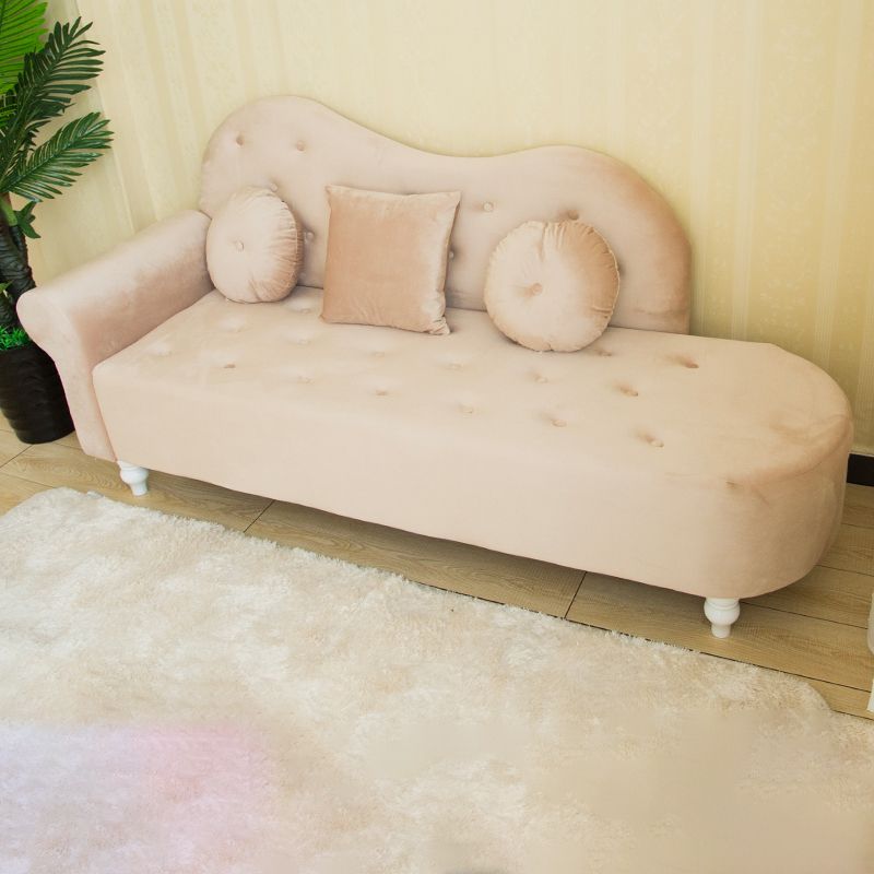 Glam Chaise Lounge Divano Chaise Lounge in velluto per soggiorno