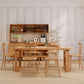 Table de salle à manger contemporaine Table de salle à manger rectangulaire en bois massif naturel