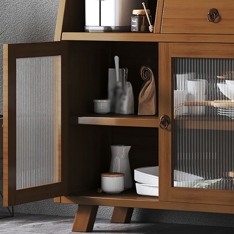 Moderner Stil eines Esstischs Bambus 38-Zoll-Höhenbuffettisch für die Küche