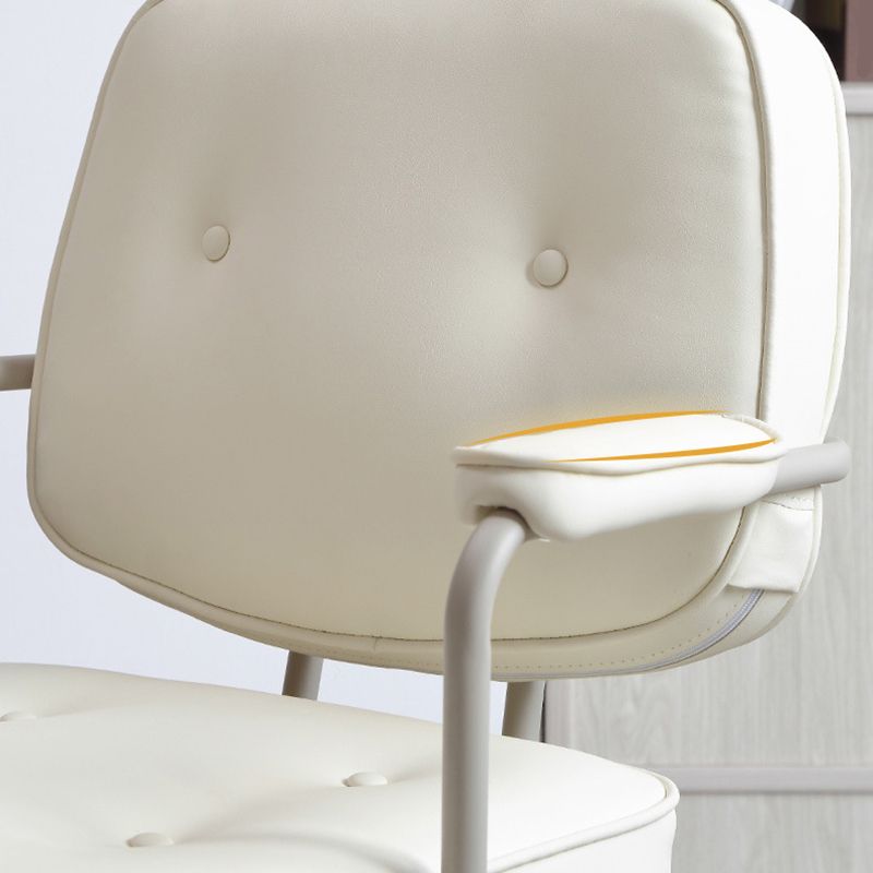 Silla de escritorio de brazos acolchados contemporáneos silla de altura de altura de asiento ajustable para oficina