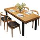 Industrial Style Solid Wood Dining¬†Room¬†Set with Rectangle Shape Dining Table Furniture Clearhalo 'Dining Room Sets' 'Dining Tables & Seating' 'dining_room_set' 'furn' 'furn_dining_room_set' 'Furniture' 'furniture_dining_room_set' 'Kitchen & Dining Furniture' 'kitchen&dining_furn' 'kitchen' 1200x1200_60a9fee4-afd1-43c3-a9b0-ac1014169dcb