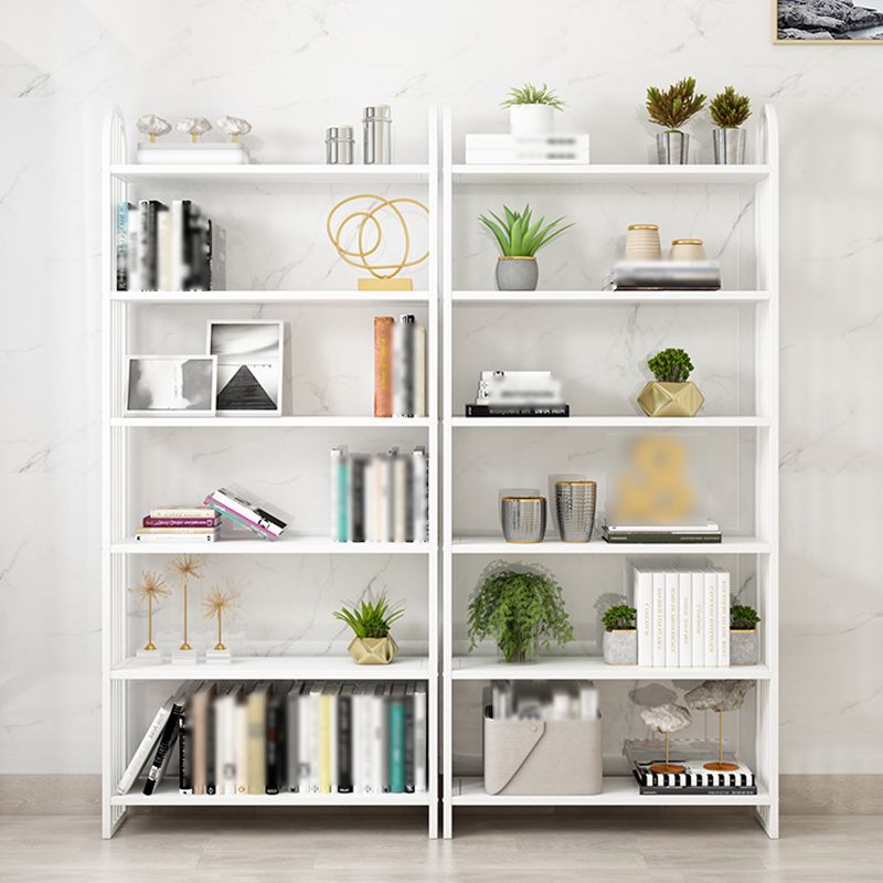 Modern Style Metal Bookshelf Vertical Open Shelf Bookcase for Home Clearhalo 'Bookcases' 'furn' 'furn_bookcases' 'Furniture' 'furniture_bookcases' 'kitchen' 'kitchen_bookcases' 'Living Room Furniture' 'Office Furniture' 1200x1200_60aa0db4-d72b-4b02-a8b2-81883d6f7809