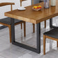 Modern 1/5/7 Pieces Rectangle Dining Set Solid Wood Dining Table with Chairs Clearhalo 'Dining Room Sets' 'Dining Tables & Seating' 'dining_room_set' 'furn' 'furn_dining_room_set' 'Furniture' 'furniture_dining_room_set' 'Kitchen & Dining Furniture' 'kitchen&dining_furn' 'kitchen' 1200x1200_60abbd74-cf7a-47e1-bbfd-049bbf435871