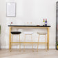 Solid Wood Pub Table Set 1/2/4/7 Pieces Bar Stool and Table Set