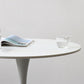 Contemporary Round Shape Sintered Stone Dining Table Standard Dining Table for Kitchen Clearhalo ' dining_table' 'Dining Tables & Seating' 'Dining Tables' 'furn' 'furn_dining_table' 'Furniture' 'furniture_dining_table' 'Kitchen & Dining Furniture' 'kitchen&dining_furn' 'kitchen' 'kitchen_dining_table' 1200x1200_60ad204a-1012-4620-9964-4f8a4e541289