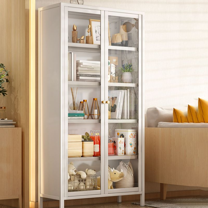 Geschlossener Standard -Bücherregal Glam Metal Bookshelf mit Türen