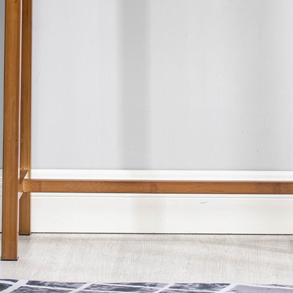 Mesa de consola moderna de mediados de siglo Mesa de consola de rectángulo marrón oscuro