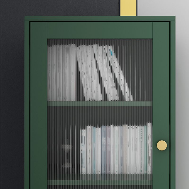 Modern Wooden Accent Cabinet with 2 Drawers and Glass Door Cabinet Clearhalo 'Cabinets & Chests' 'cabinets_chests' 'furn' 'furn_cabinets_chests' 'Furniture' 'Living Room Furniture' 1200x1200_60b641f7-1d45-48d5-aecf-7eb9fe2007e3