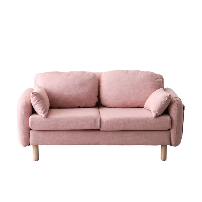 Scandinavian Loveseat with Two Pillow Back and Storage for Apartment Clearhalo 'Furniture' 'furniture_sofas' 'Living Room Furniture' 'Sofa' 'sofas' 1200x1200_60b73c3d-094a-4bb7-affa-83f3fb676a40