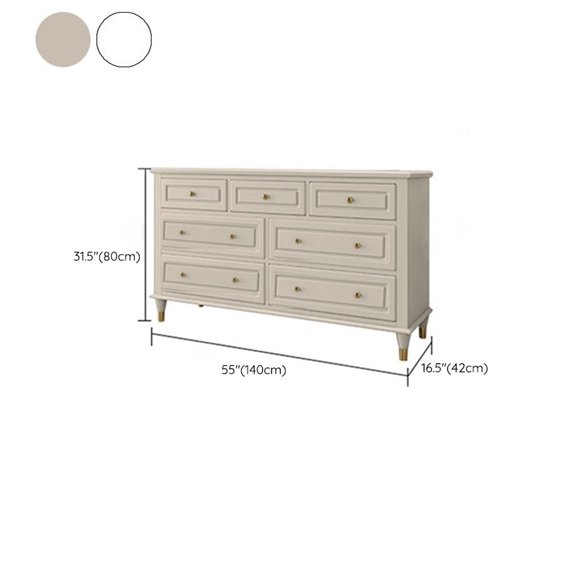 Cassettiera portaoggetti Glam in legno massello da 16,11 pollici di larghezza