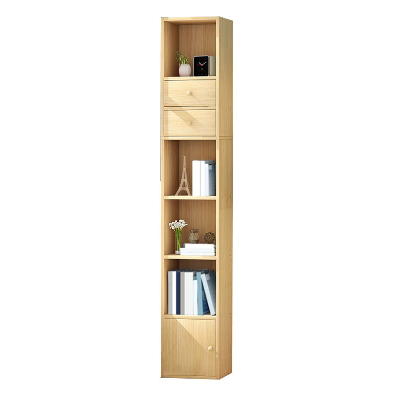 Modern Wood Bookcase, Geometric Bookshelf for Any Room, 13" L X 9.5" W