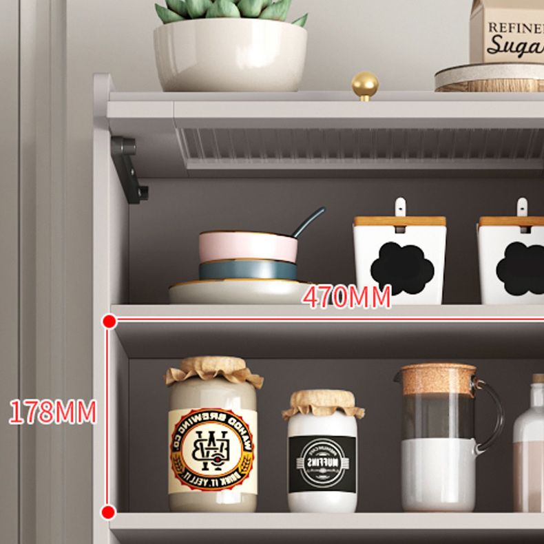 Modern Dining Hutch Glass Doors Wood Hutch Buffet with Drawers for Living Room Clearhalo 'Display & China Cabinets' 'display_china_cabinets' 'furn' 'furn_display_china_cabinets' 'Furniture' 'Kitchen & Dining Furniture' 1200x1200_60bb96ba-0193-4221-bc07-eb5d07e3d649