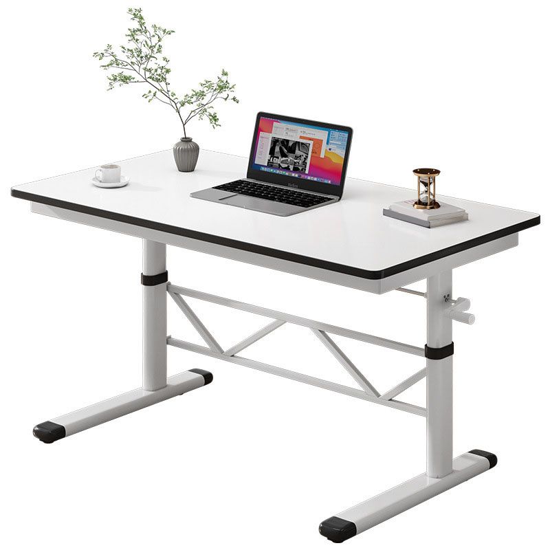 Contemporary Standing Desk Converter Rectangular Office Desk Clearhalo 'furn' 'furn_office_desk' 'Furniture' 'Office Desks' 'Office Furniture' 'office_desk' 1200x1200_60bbed87-c991-43c9-bdfd-a9ae31e0fee5
