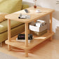 Modern Side Table No Distressing Wood End Table with Storage