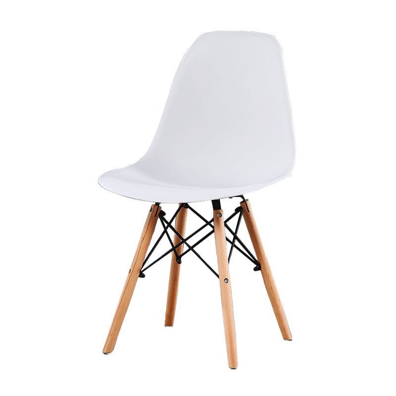 Glam Style Wooden Side Chair Matte Finish Solid Back Dining Chair for Dinning Room Clearhalo ' kitchen&dining_furn' 'Dining Chairs' 'Dining Tables & Seating' 'dining_chair' 'Furniture' 'furniture_dining_chair' 'Kitchen & Dining Furniture' 'kitchen' 1200x1200_60bd7b13-489d-4d12-8886-88691dad8c28