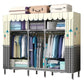 Contemporary Wardrobe Armoire Metal Wardrobe Closet for Bedroom Clearhalo 'Armoires & Wardrobes' 'armoires_wardrobes' 'Bedroom Furniture' 'furn' 'furn_armoires_wardrobes' 'Furniture' 1200x1200_60c15404-e6cb-48f0-880a-1f1aa110a76b