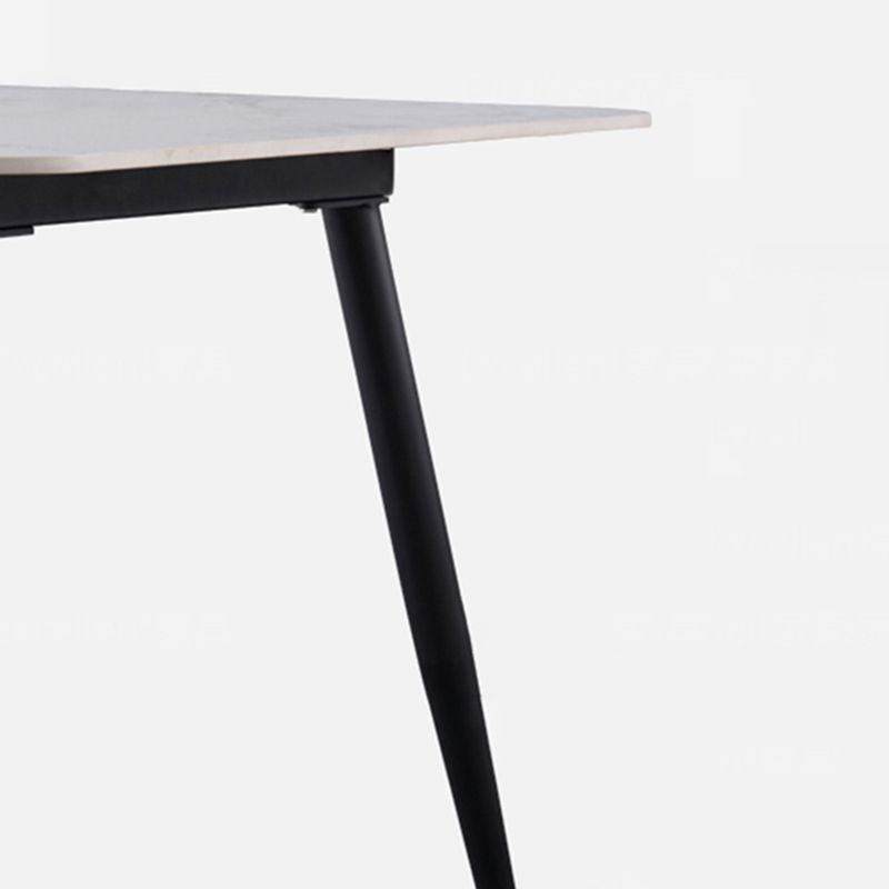 Tavolo da pranzo industriale in pietra di pietra sinterizzata tavolo da pranzo industriale