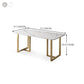 Traditional Luxury Rectangle Dining Table Double Pedestal Dinner Table Clearhalo ' dining_table' 'Dining Tables & Seating' 'Dining Tables' 'furn' 'furn_dining_table' 'Furniture' 'furniture_dining_table' 'Kitchen & Dining Furniture' 'kitchen&dining_furn' 'kitchen' 'kitchen_dining_table' 1200x1200_60c32069-209e-48c1-8e6b-b6981075e134