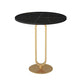 Round Sintered Stone Top End Table 21.6"Tall Pedestal Side Table Clearhalo 'Coffee & Accent Tables' 'Coffee Tables' 'coffee_tables' 'End & Side Tables' 'end_side_tables' 'furn' 'furn_end_side_tables' 'Furniture' 'furniture_coffee_tables' 'Living Room Furniture' 1200x1200_60c574d6-7604-4379-afe2-90547e9c5321
