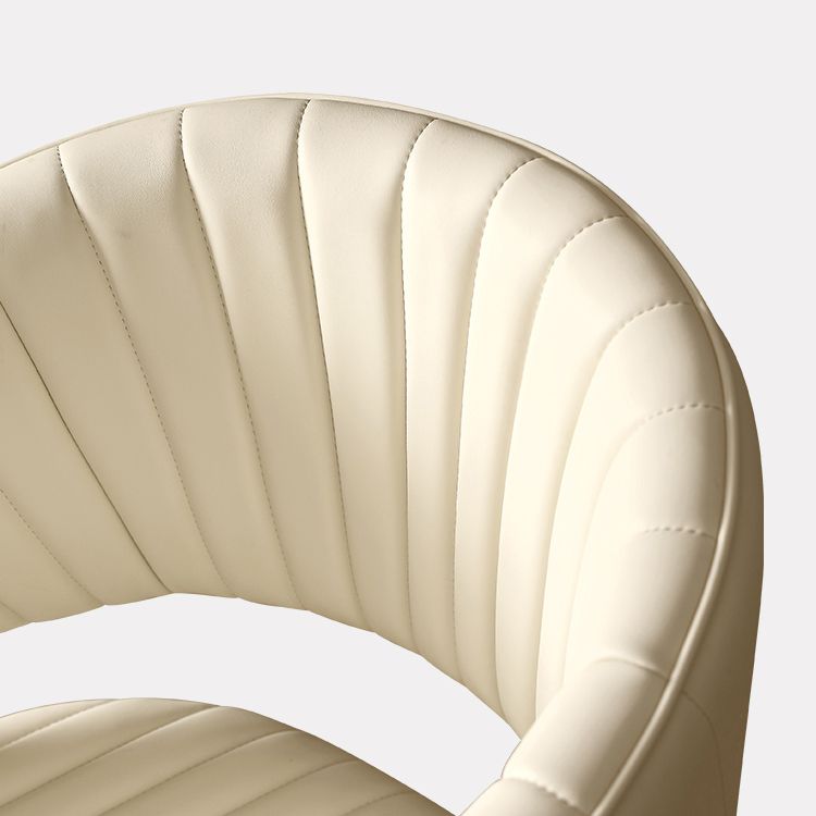 White Modern Swivel Chair Adjustable Seat Height Office Chair with Wheels Clearhalo 'furn' 'furn_office_chair' 'Furniture' 'Office Chairs' 'Office Furniture' 'office_chair' 1200x1200_60c9312a-9046-42c7-82a4-d592815d8967