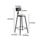 Modern 1/3 Pieces Bar Table Set Round Stone Counter Table with Backrest Stools Clearhalo 'Bar Furniture' 'furn' 'furn_home_bar_bar_sets' 'Furniture' 'Home Bars & Bar Sets' 'home_bar_bar_sets' 'Kitchen & Dining Furniture' 1200x1200_60ca21b2-a6cd-4688-9bfa-879b1a113417
