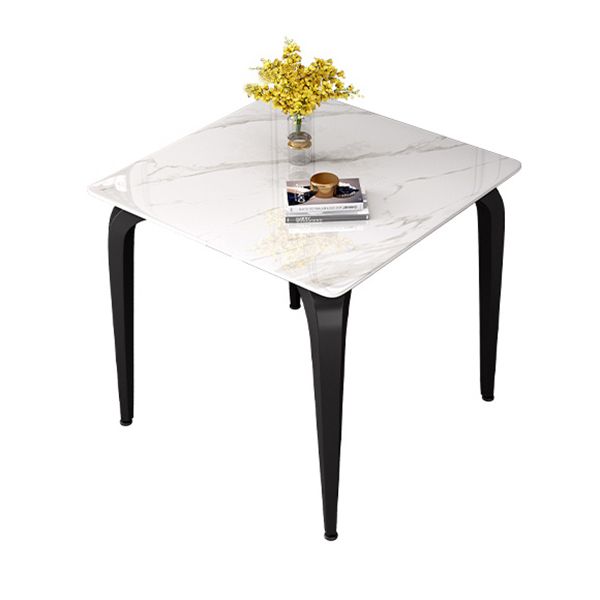 4-foot Stone Furniture Industrial Style Square Dining Table for Indoor Clearhalo ' dining_table' 'Dining Tables & Seating' 'Dining Tables' 'furn' 'furn_dining_table' 'Furniture' 'furniture_dining_table' 'Kitchen & Dining Furniture' 'kitchen&dining_furn' 'kitchen' 'kitchen_dining_table' 1200x1200_60ca44c9-a356-4047-86ae-71eb780cecb8