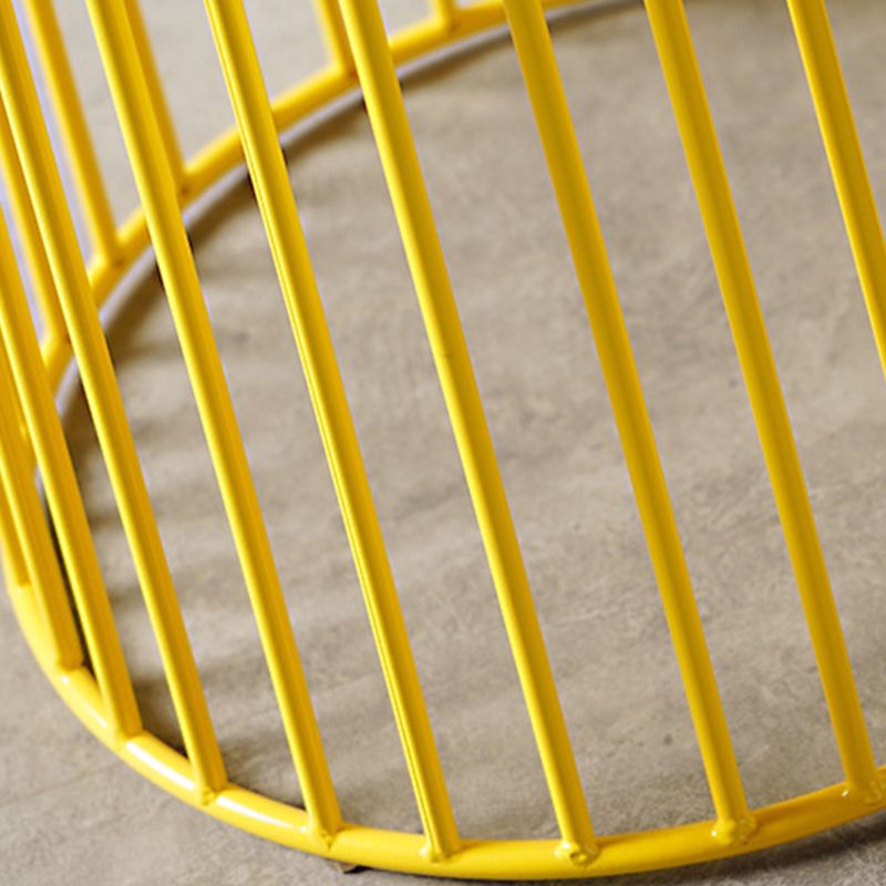 Metal Round Frame Side Table Contemporary Simple Dia 19.7" End Table Clearhalo 'Coffee & Accent Tables' 'End & Side Tables' 'end_side_tables' 'furn' 'furn_end_side_tables' 'Furniture' 'Living Room Furniture' 1200x1200_60cb1ad5-c9f6-485e-ac63-02907f5f613c