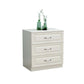 Modern White Accent Chest with Drawers 14.96" Wide Side Cabinet with Door